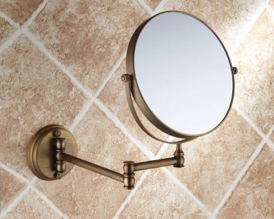 Косметическое зеркало бронза увеличительное 3х и простое
