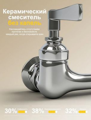 Смеситель для кухни настенный