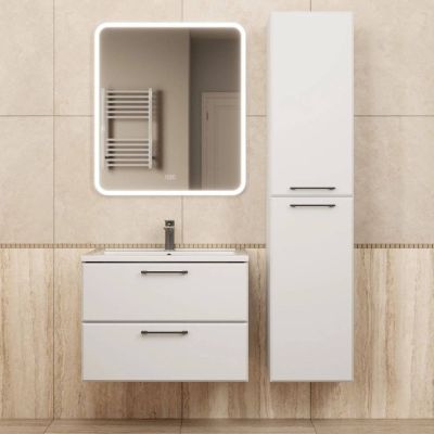 Тумба с раковиной Uperwood Foster New подвесная, белая, 70 см